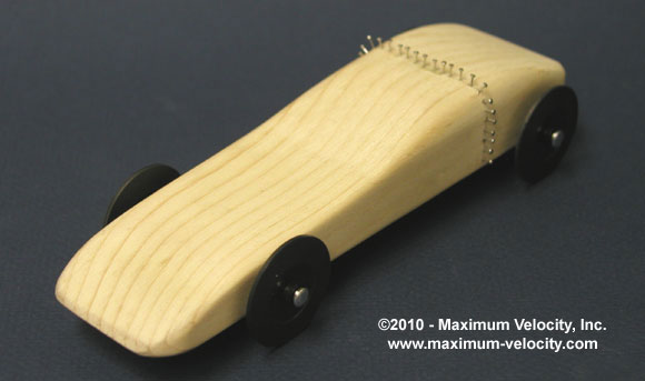 Aerodynamic Pinewood Derby Car