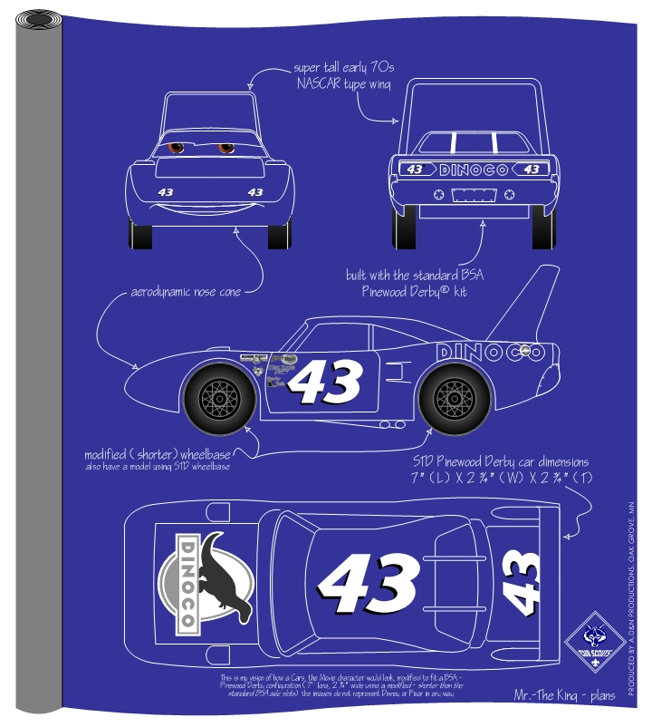 Pinewood Derby Car Scale