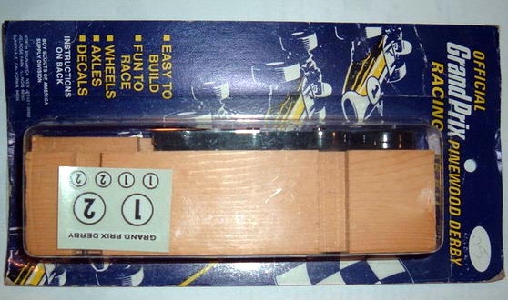 NEW Boy Scouts Official Grand Prix Pinewood Derby Racing Car Kit in Sealed  Box