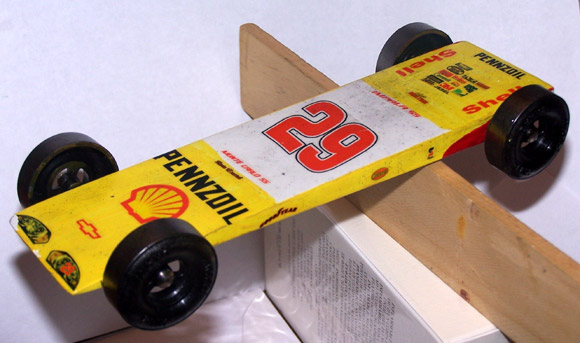 NASCAR Decal for Pinewood Derby Cars