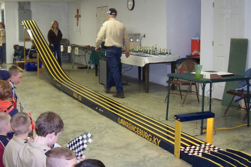 Pinewood Derby track back at Indiana State Museum