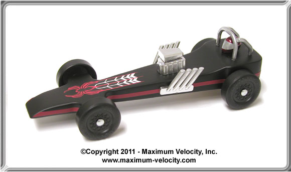 DIY Pinewood Derby Car Kit - Makes 6