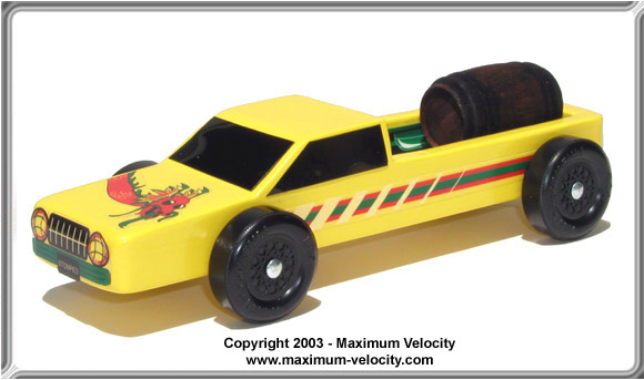 Banshee Pre-Cut Car Compatible with Pinewood Derby Cars