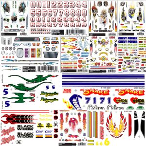 Pinewood Derby Decals