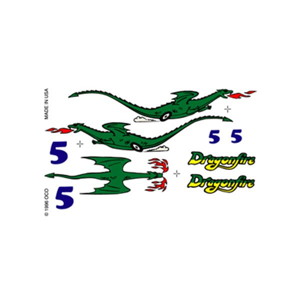 Dragonfire Dry Transfer Decals