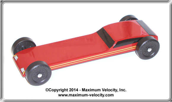 Pinewood Derby Car Racer Extended Wheel with Axle Holes and Weighted 