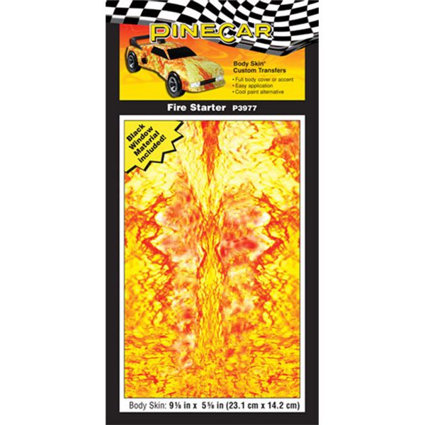 Fire Starter Body Skin-Pinewood Derby