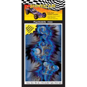 Psychedelic Body Skin-Pinewood Derby