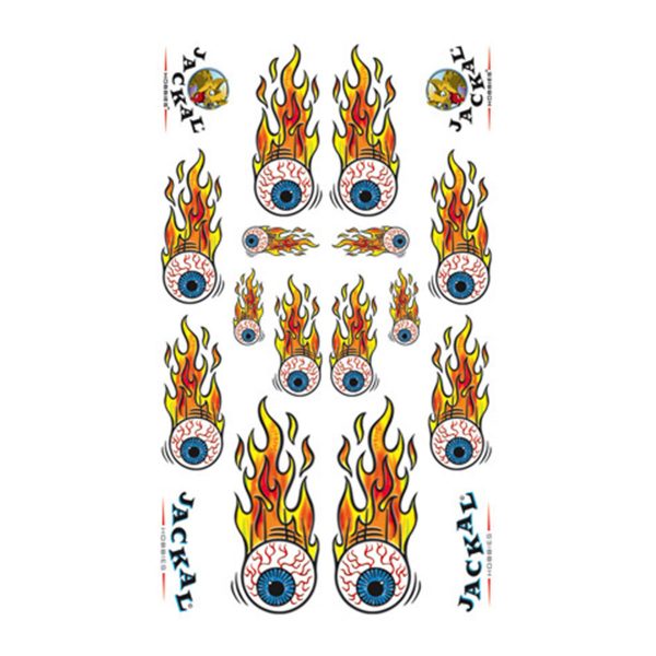 Eyeball Flambe Sticker Decals