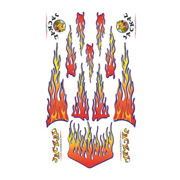 Flaming Pine Sticker Decals