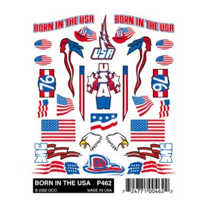 Born in the USA Sticker Decals