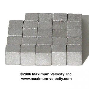 1/4 inch Tungsten Cubes-Pinewood Derby Weight