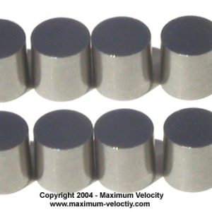 Pinewood Derby 1/16 oz  Incremental Tungsten Cylinders  3/8" diameter 