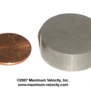 Solid Tungsten Round-Pinewood Weight