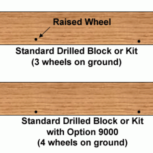 Pinewood Derby Block/Kit Option 9000