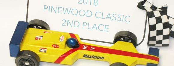 pinewood derby winner 2018