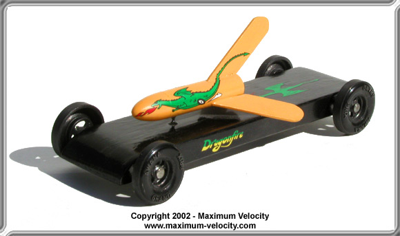 pinewood derby rocket car