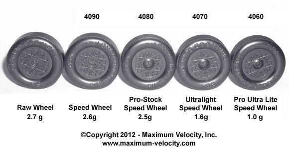Fast Pinewood Derby Wheels Evolution R160 Any Color 