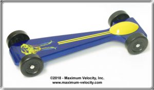 SuperCUDA Pinewood Derby Car Kit - Extended