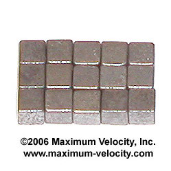 Elite TG 10PCS Tungsten Weight tungsten block Pinewood Derby Car Tungsten  Weight 10-Pack