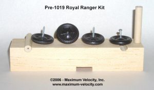 pre-2019 Royal Ranger Pinewood Derby Kit